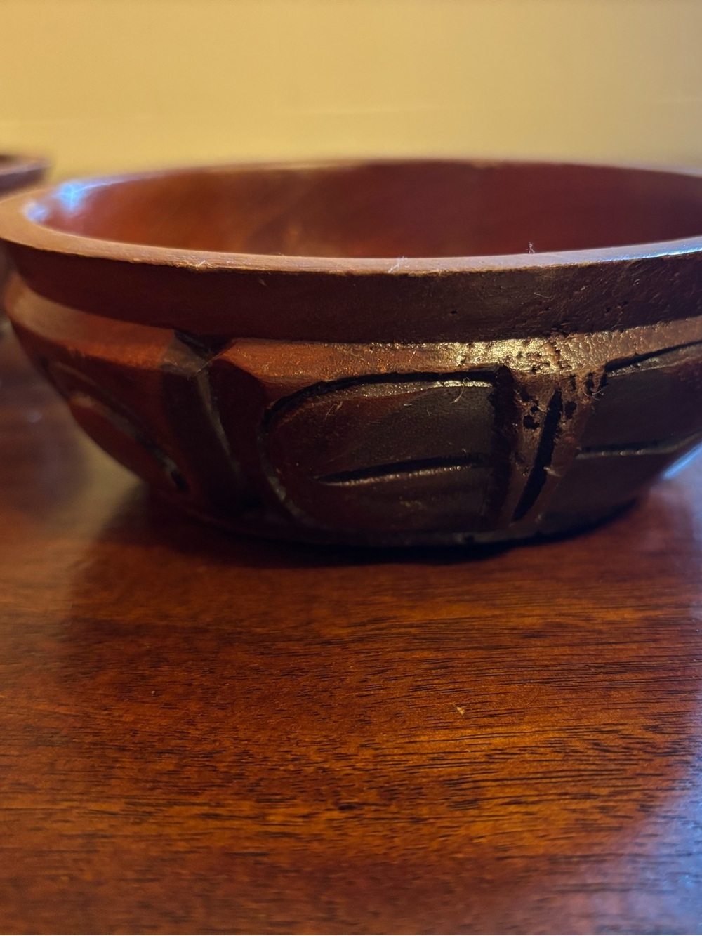 Handmade Wooden Bowls Lot Of 4 - Picture 10 of 15